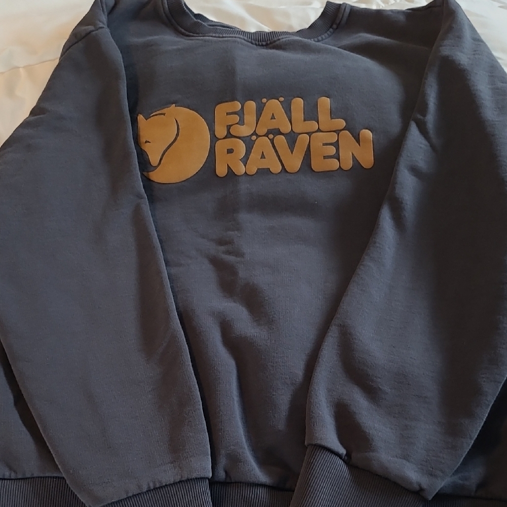 Fjallraven Blue Sweatshirt Classic Crew Neck